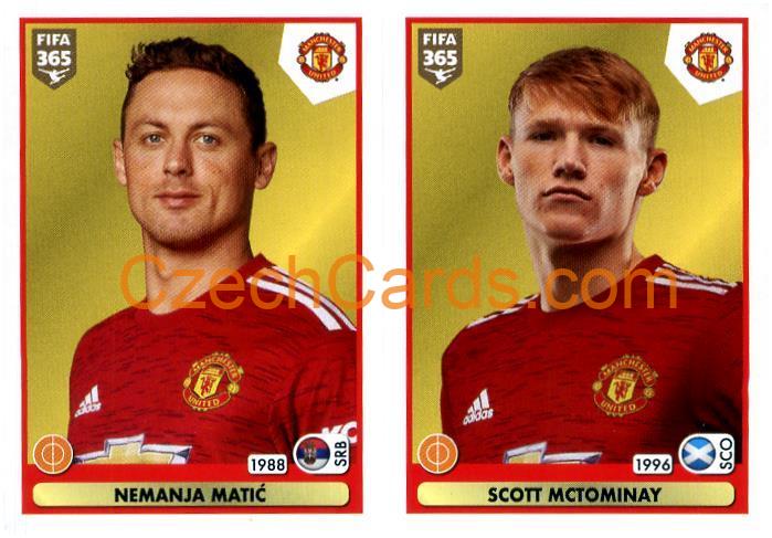 Nemanja Matić - Scott McTominay 2021 Panini FIFA 365 Sticker #66