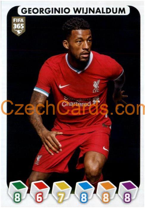 Georginio Wijnaldum 2021 Panini FIFA 365 Sticker #73