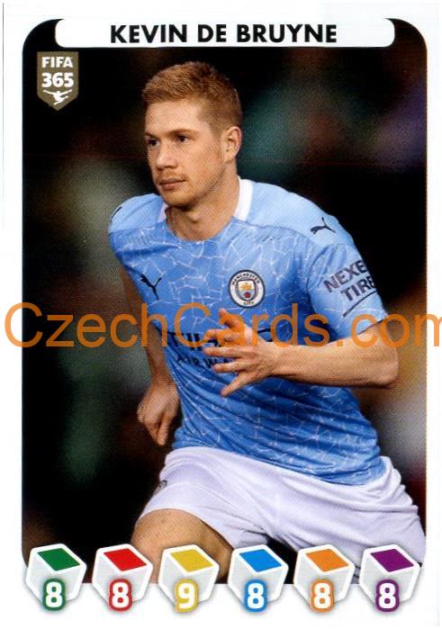 Kevin De Bruyne 2021 Panini FIFA 365 Sticker #80