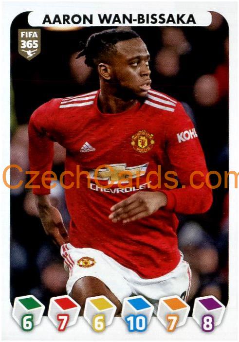 Aaron Wan-Bissaka 2021 Panini FIFA 365 Sticker golden frame #84