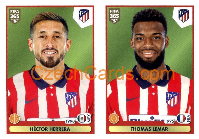 Héctor Herrera - Thomas Lemar 2021 Panini FIFA 365 Sticker #100