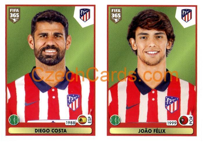 Diego Costa - João Félix 2021 Panini FIFA 365 Sticker #102