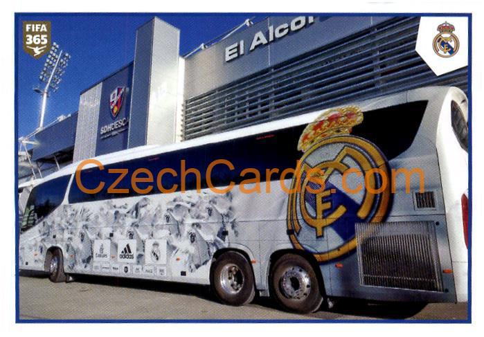 Real Madrid C.F. bus / fans 2021 Panini FIFA 365 Sticker #120