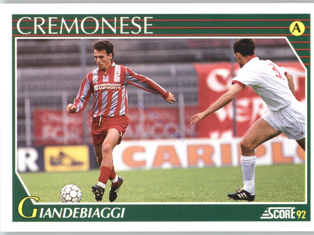 Marco Giandebiaggi 1992 Score Italian League #67