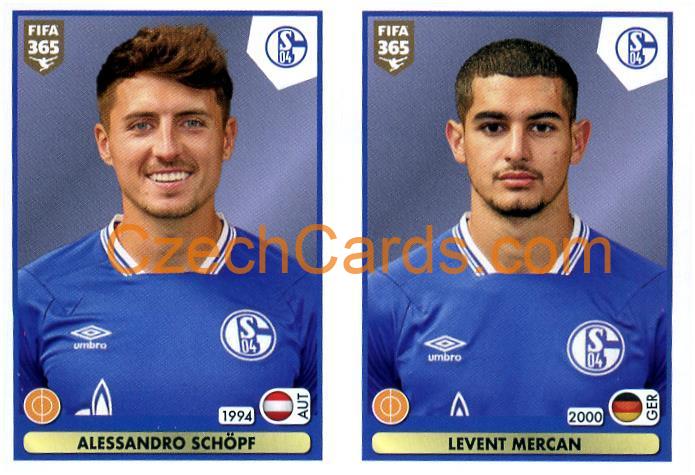 Alessandro Schöpf - Levent Mercan 2021 Panini FIFA 365 Sticker #193