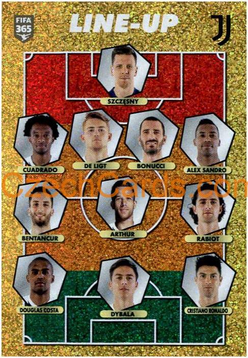 Juventus - line-up 2021 Panini FIFA 365 Sticker shiny #239