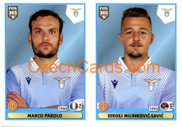 Marco Parolo - Sergej Milinković-Savić 2021 Panini FIFA 365 Sticker #255