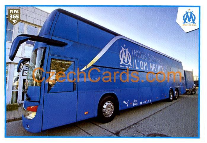 Olympique de Marseille bus / fans 2021 Panini FIFA 365 Sticker #279