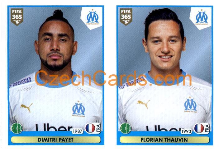 Dimitri Payet - Florian Thauvin 2021 Panini FIFA 365 Sticker #291