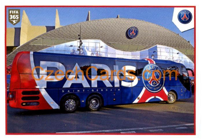 Paris Saint-Germain bus / fans 2021 Panini FIFA 365 Sticker #294