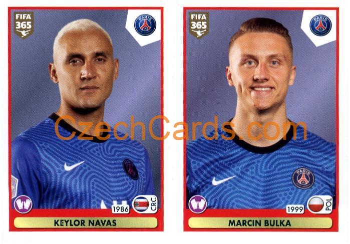 Keylor Navas - Marcin Bulka 2021 Panini FIFA 365 Sticker #295