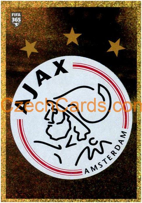 AFC Ajax Logo 2021 Panini FIFA 365 Sticker shiny #308