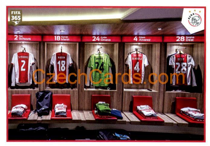 AFC Ajax bus / fans 2021 Panini FIFA 365 Sticker #309