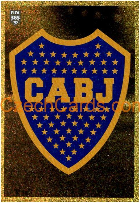 Boca Juniors Logo 2021 Panini FIFA 365 Sticker shiny #341