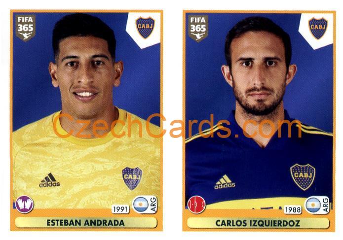 Esteban Andrada - Carlos Izquierdoz 2021 Panini FIFA 365 Sticker #343