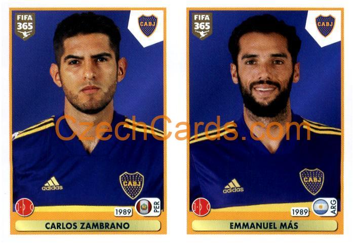 Carlos Zambrano - Emmanuel Más 2021 Panini FIFA 365 Sticker #345