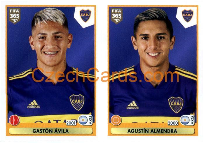 Gastón Ávila - Agustín Almendra 2021 Panini FIFA 365 Sticker #347