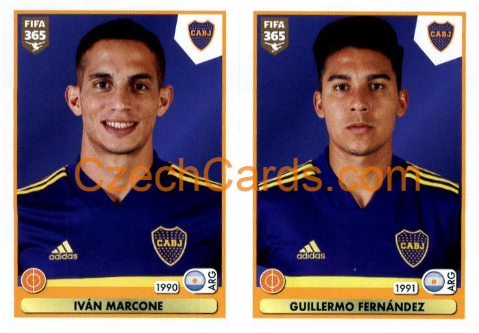 Iván Marcone - Guillermo Fernández 2021 Panini FIFA 365 Sticker #352