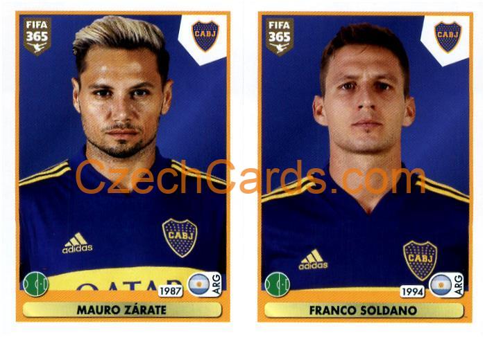 Mauro Zárate - Franco Soldano 2021 Panini FIFA 365 Sticker #354