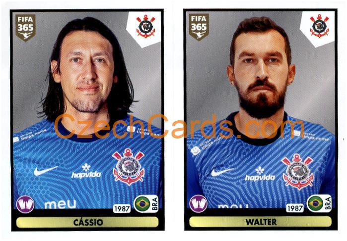 Cássio - Walter 2021 Panini FIFA 365 Sticker #358