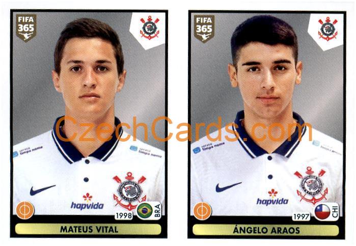 Mateus Vital - Ángelo Araos 2021 Panini FIFA 365 Sticker #367