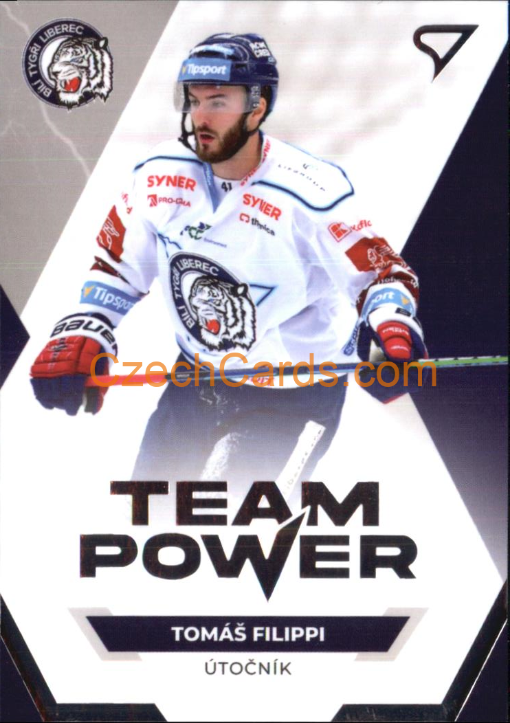 Tomáš Filipi 2021/22 SportZoo Tipsport EHL Team Power #TP6
