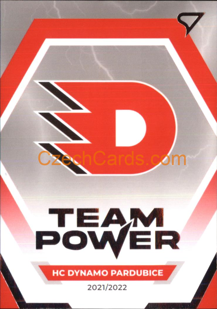 Team Logo Pardubice 2021/22 SportZoo Tipsport EHL Team Power #TP17