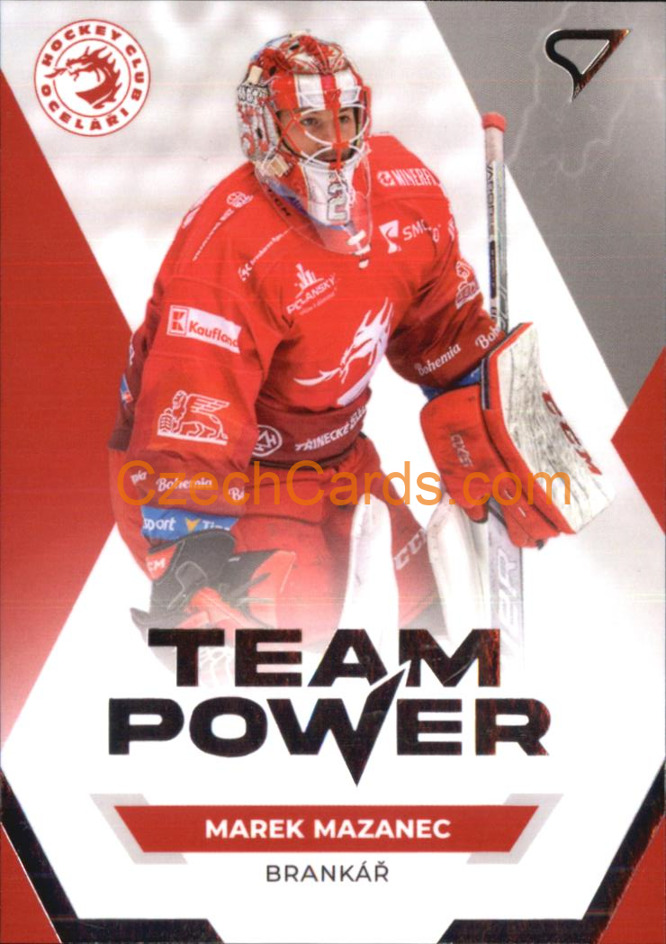 Marek Mazanec 2021/22 SportZoo Tipsport EHL Team Power #TP1