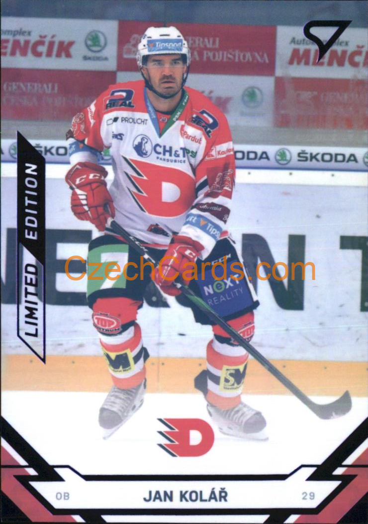 Jan Kolář 2021/22 SportZoo Tipsport EHL BLUE xx/99 #93