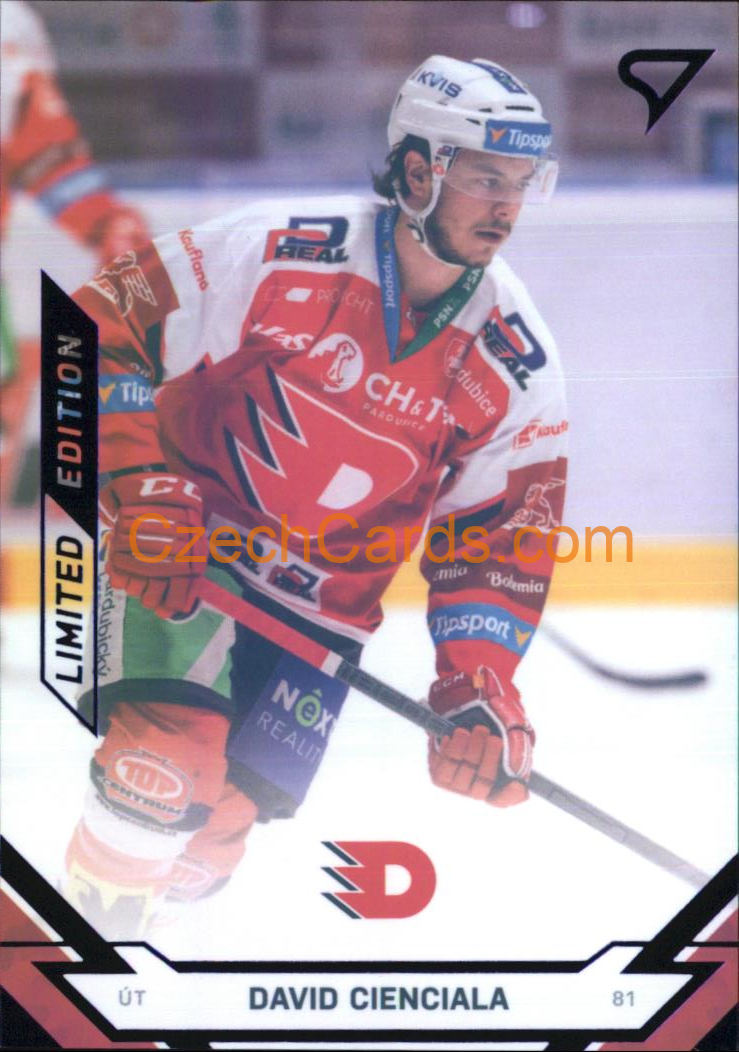 David Cienciala 2021/22 SportZoo Tipsport EHL BLUE xx/99 #101