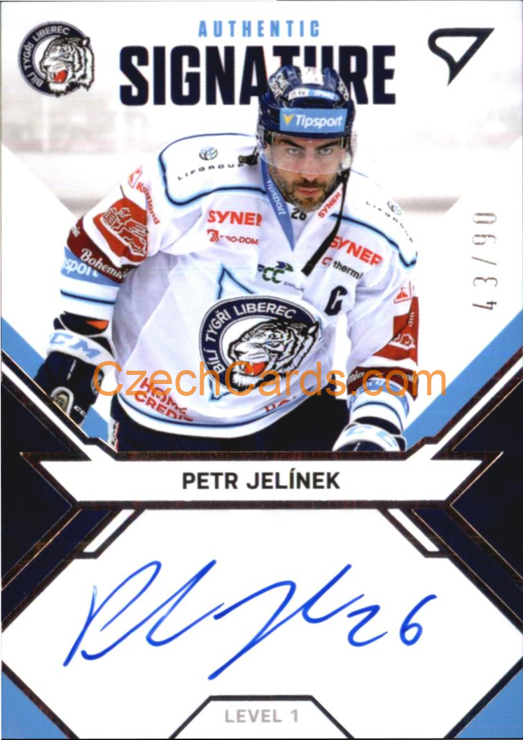 Petr Jelínek 2021/22 SportZoo Tipsport EHL SIGNATURE xx/90