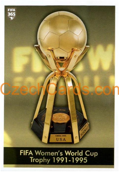 FIFA Women's World Cup Trophy 1991-1995 2021 Panini FIFA 365 Sticker #405