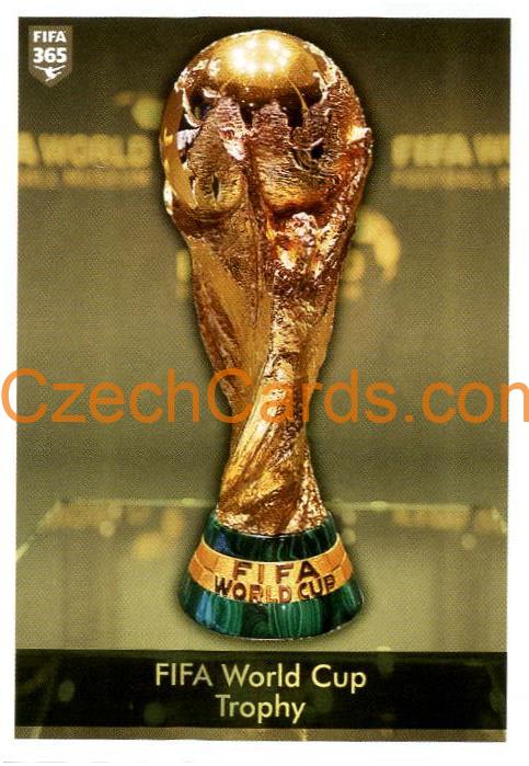 FIFA World Cup trophy 2021 Panini FIFA 365 Sticker #412