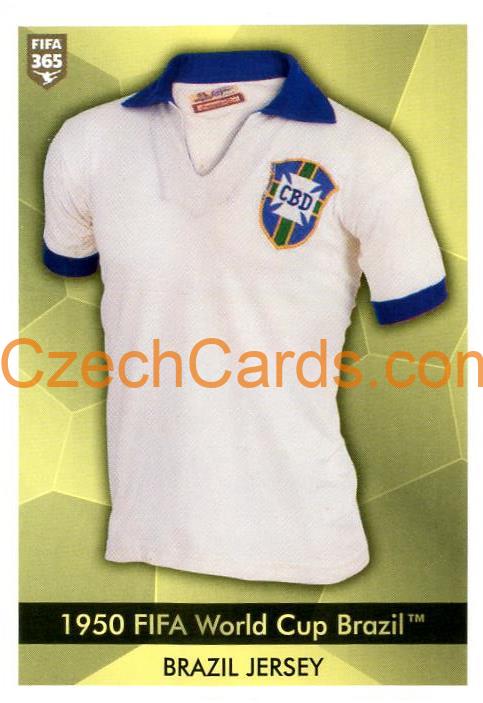 1950 FIFA World Cup Brazil™ Brazil Jersey 2021 Panini FIFA 365 Sticker #413