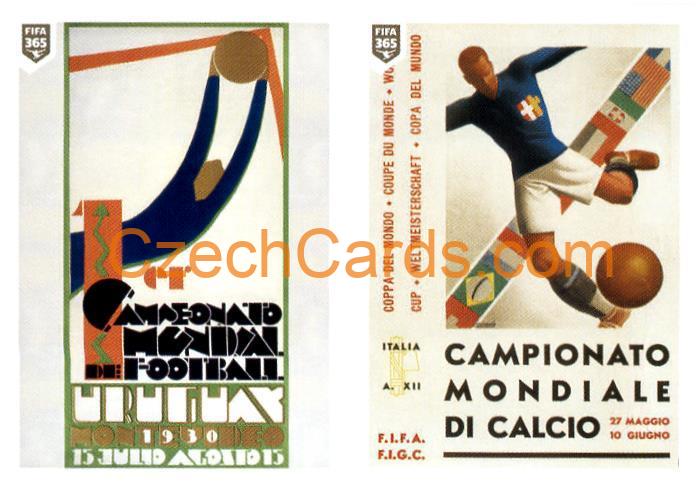 Uruguay 1930 - Italy 1934 2021 Panini FIFA 365 Sticker #416