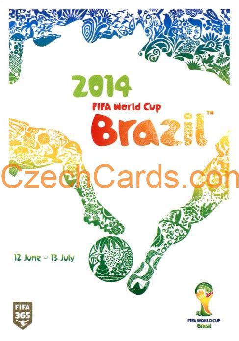 Brazil 2014 2002 Panini FIFA 365 Sticker #427