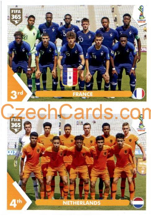 France - Netherlands Panini FIFA 365 Sticker #430