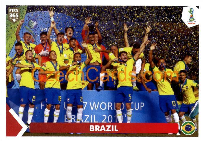 Brazil Panini FIFA 365 Sticker #433