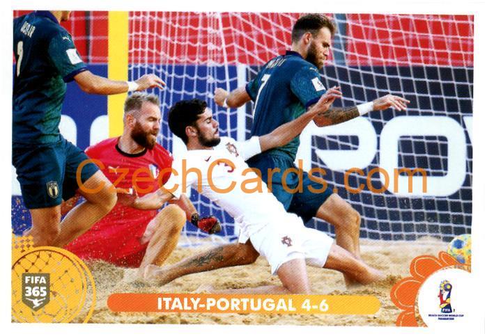 Italy - Portugal 4-6 Panini FIFA 365 Sticker #442