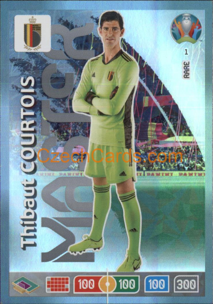 Thibaut Courtois Panini Adrenalyn EURO 2020 Top Master #1 