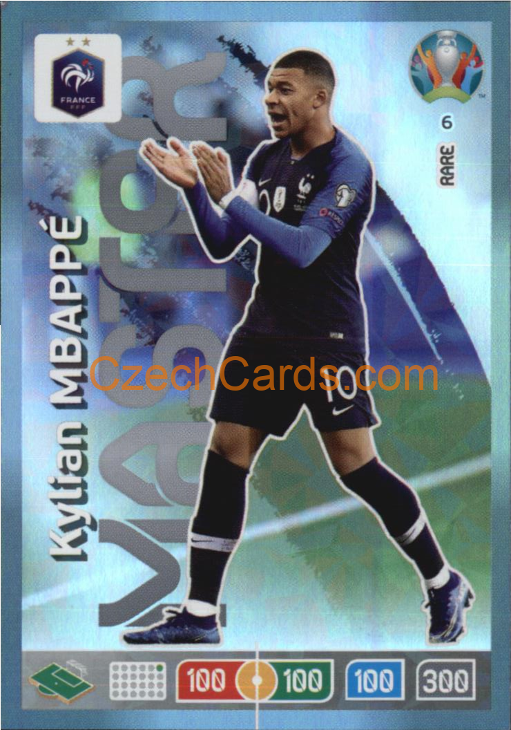 Kylian Mbappé Panini Adrenalyn EURO 2020 Top Master #6