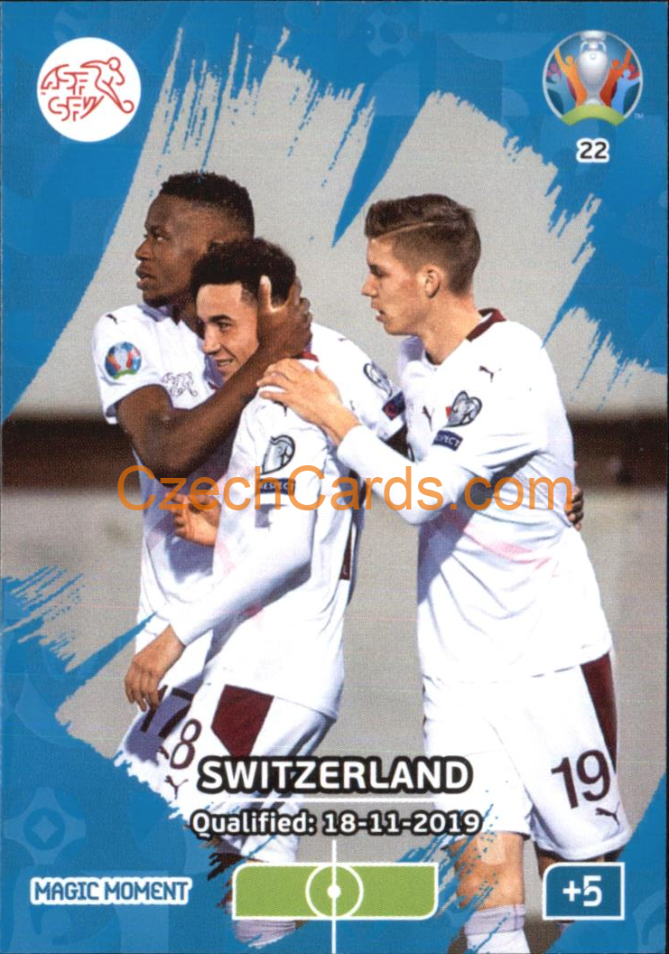 Switzerland Panini Adrenalyn EURO 2020 #22