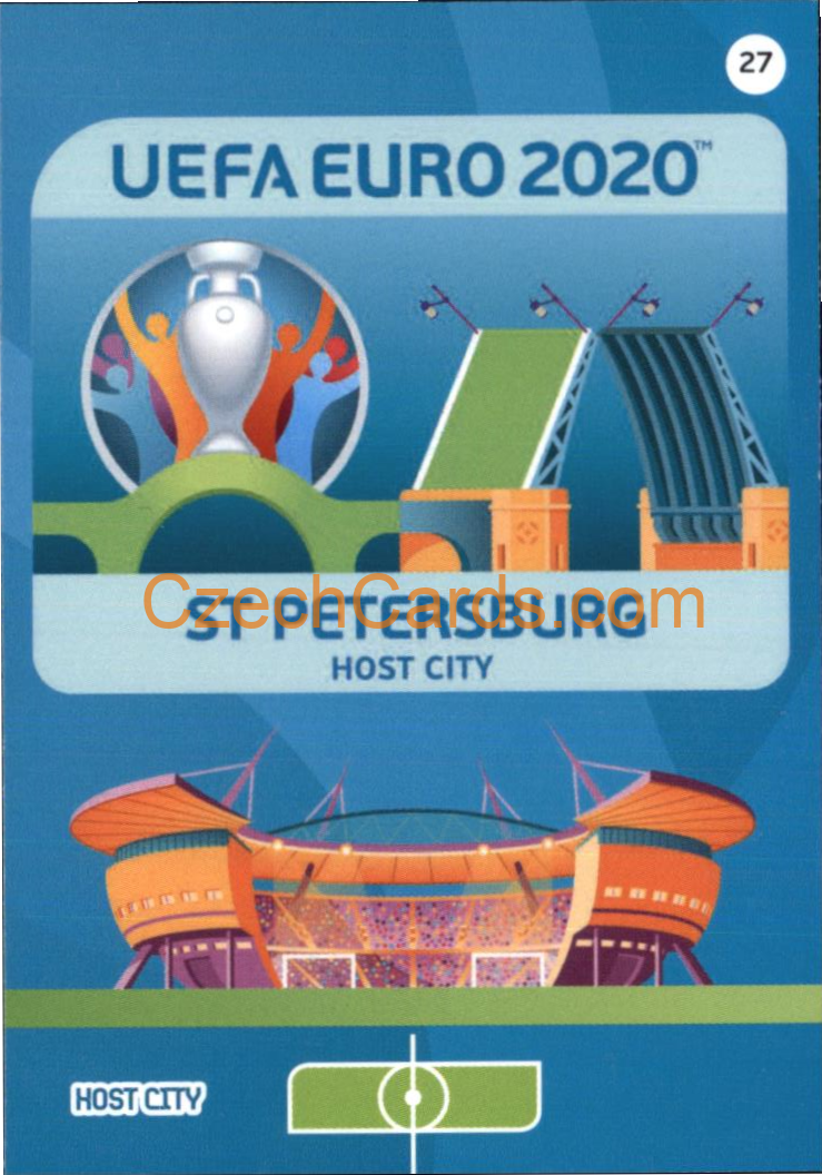 Saint Petersburg Panini Adrenalyn EURO 2020 #27
