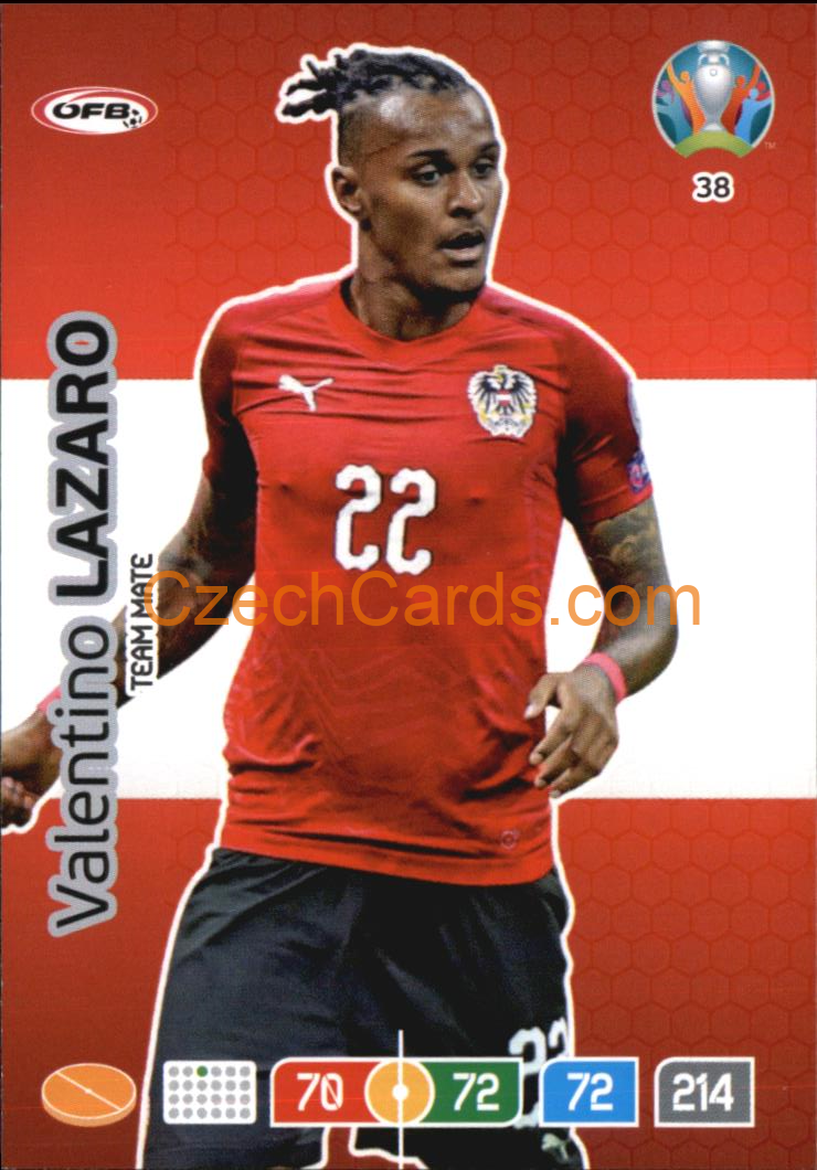 Valentino Lazaro Panini Adrenalyn EURO 2020 #38