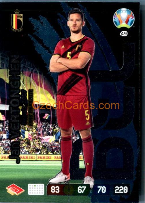 Jan Vertonghen Panini Adrenalyn EURO 2020 Fans #49