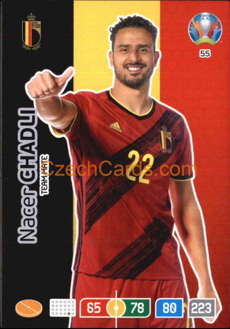 Nacer Chadli Panini Adrenalyn EURO 2020 #55