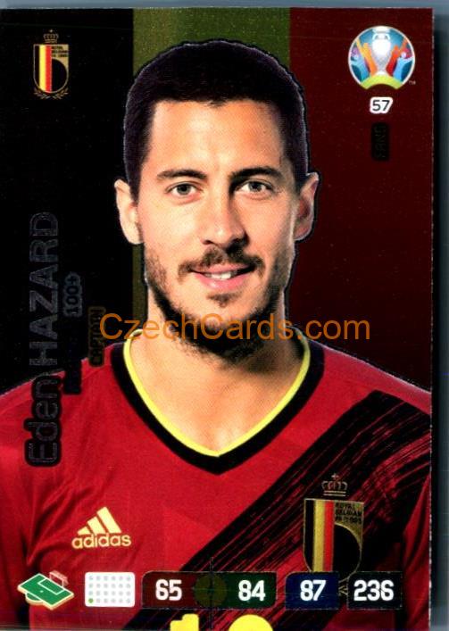 Eden Hazard Panini Adrenalyn EURO 2020 Captain #57