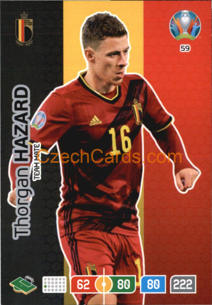 Thorgan Hazard Panini Adrenalyn EURO 2020 #59