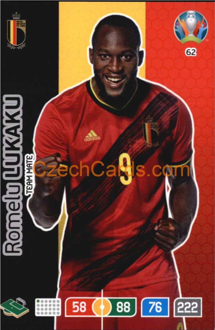 Romelu Lukaku Panini Adrenalyn EURO 2020 #62