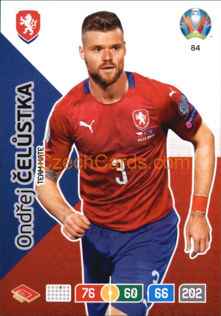 Ondřej Čelůstka Panini Adrenalyn EURO 2020 #84
